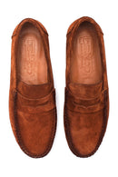 Men's Leather Suede Loafer | Derimod