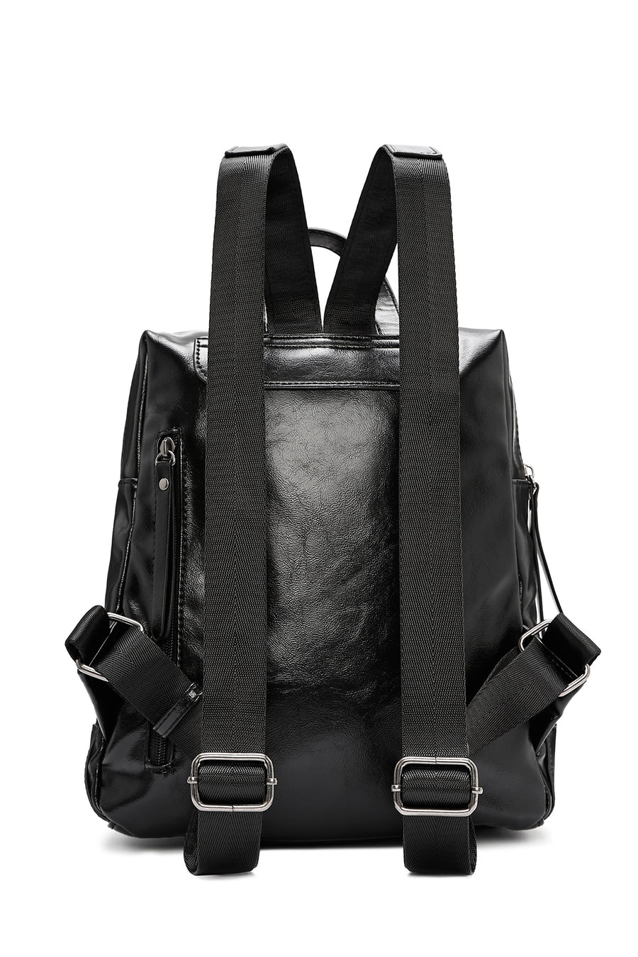 Women's Black Casual Backpack