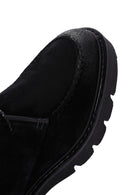 Men's Black Suede Leather Boots | Derimod