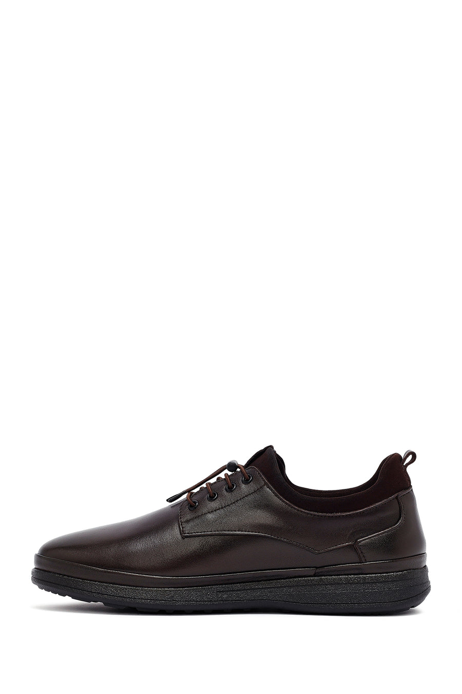 Men's Brown Lace Up Leather Casual Shoes