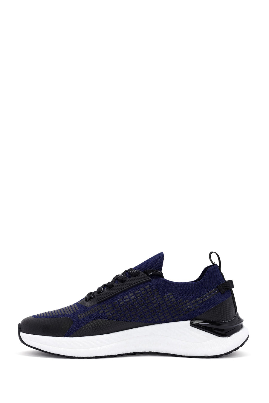 Derimod Zero Men's Blue Lace-Up Thick Sole Fabric Sneaker