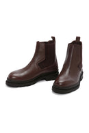 Men's Brown Leather Chelsea Boots | Derimod