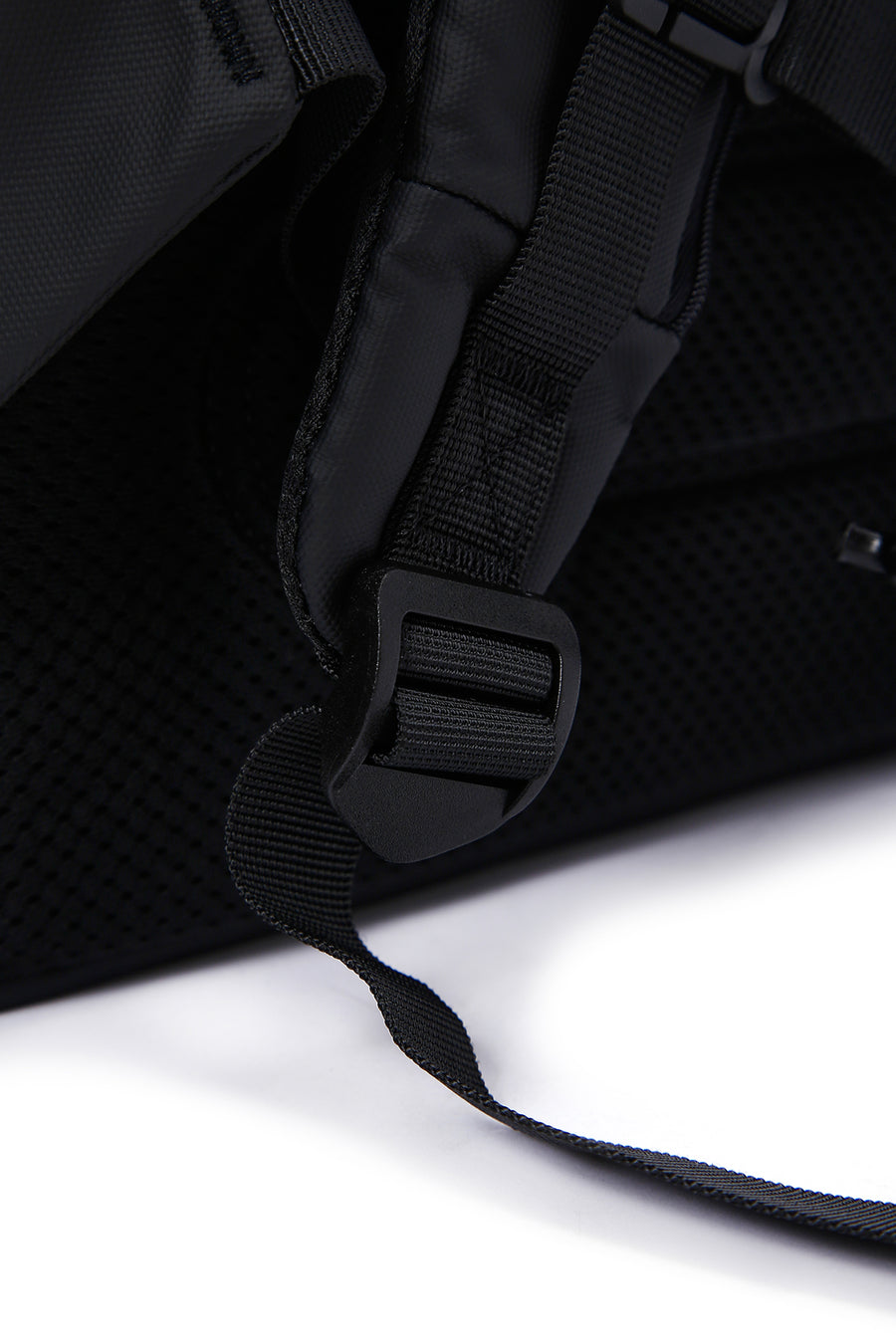 D-Pack Unisex Black Technological Fabric Backpack