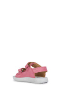 Geox Baby Girl Pink Lightfloppy Strappy Fabric Sandals | Derimod