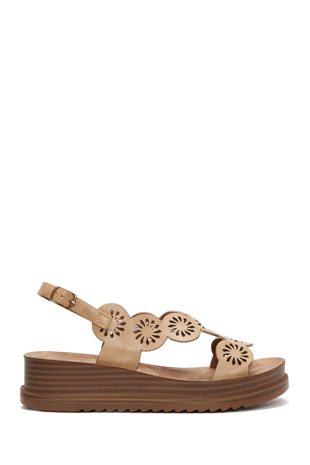 Kadın Bej Sandalet 22SFE468218 | Derimod