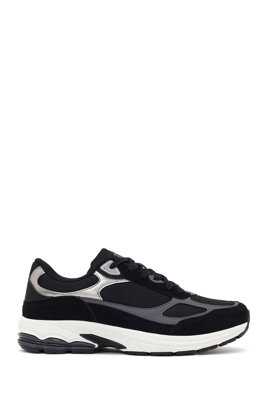 Male Black Thick-Soled Lace-Up Sneaker 26SFD696514 | Derimod