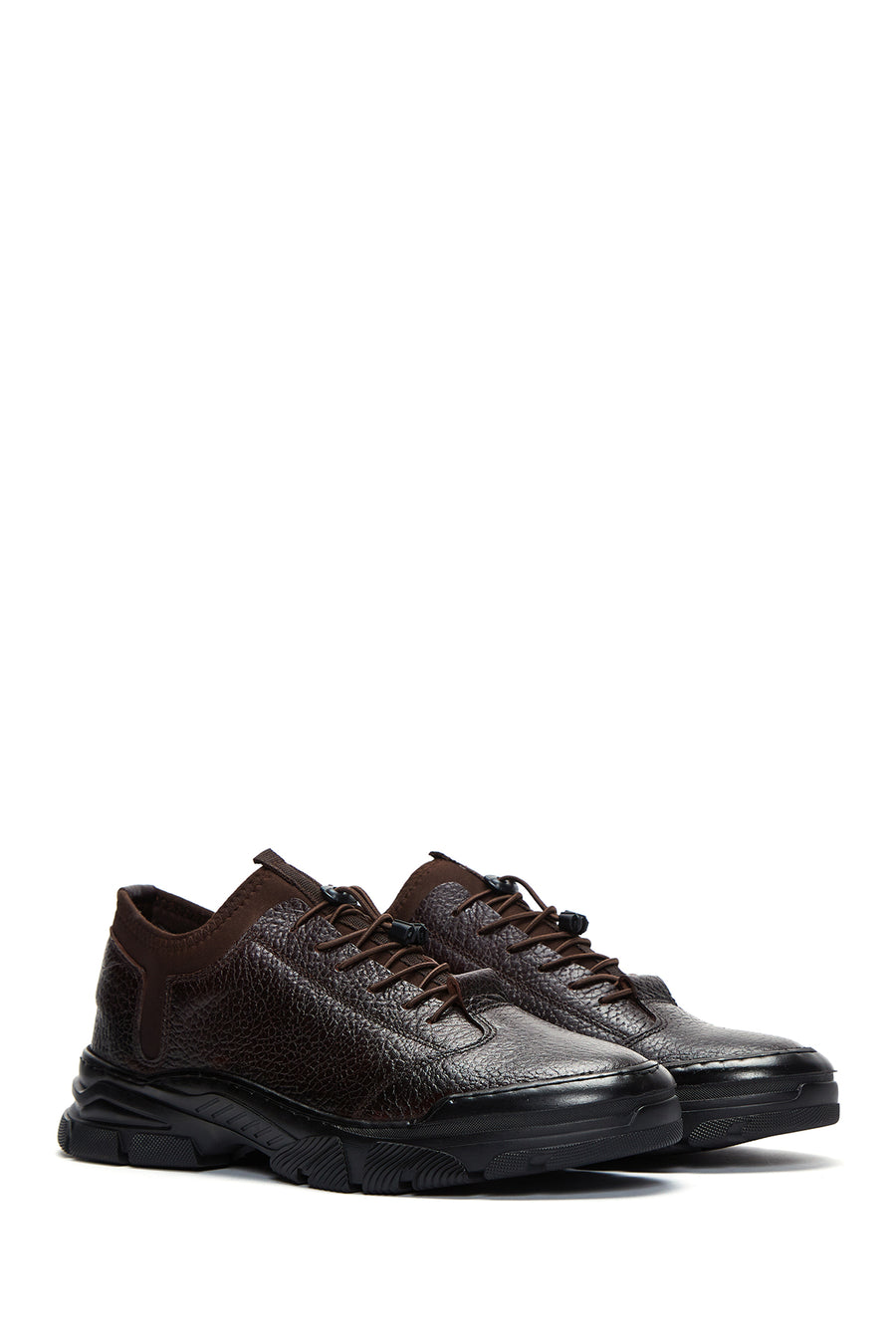 Men's Brown Leather Casual Sneaker