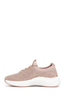 Women's Beige Stone Thick Soled Sneaker | Derimod