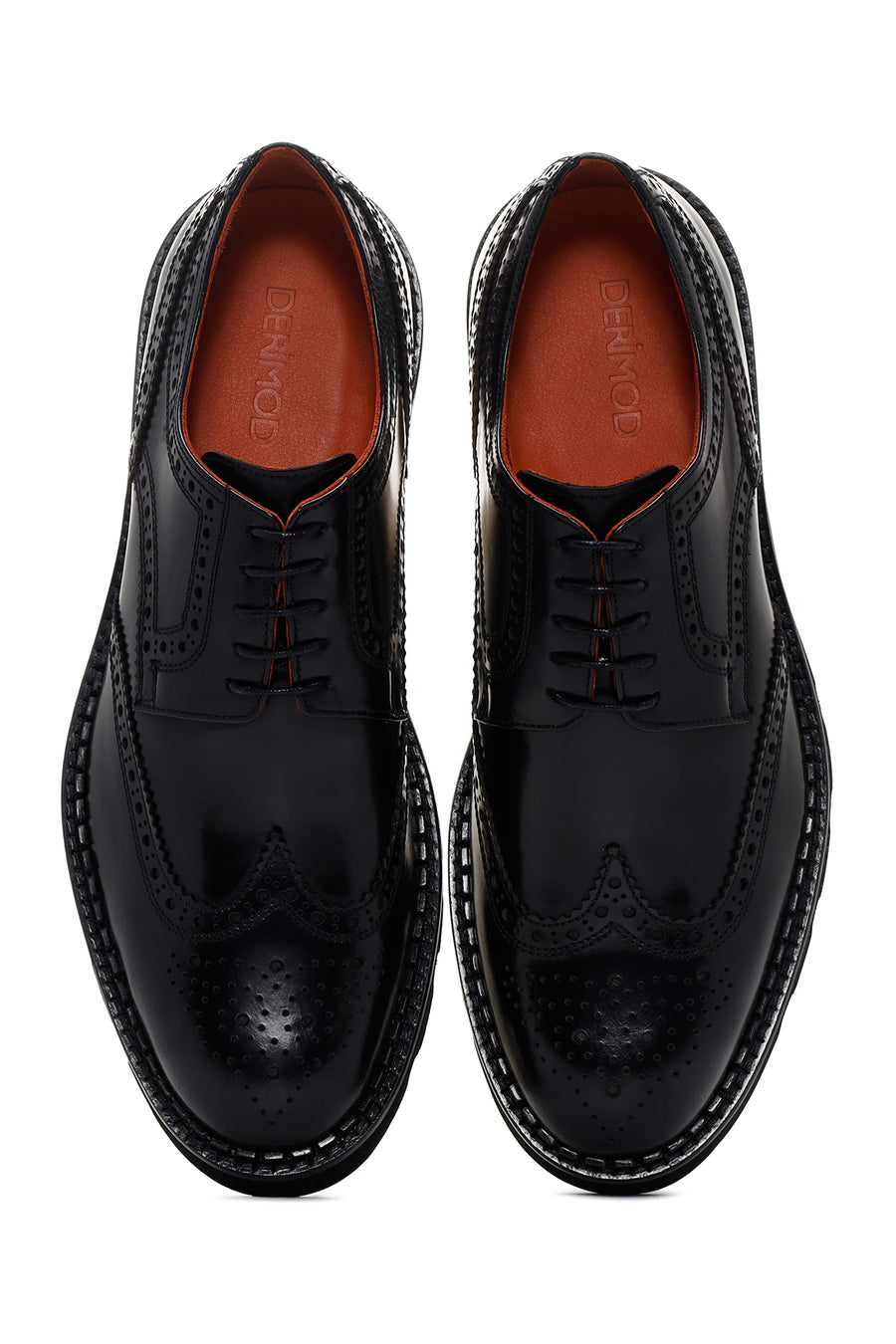 Men's Black Leather Casual Shoes