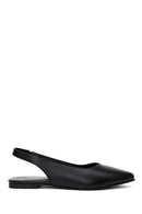 Women's Black Open Back Ballerinas | Derimod