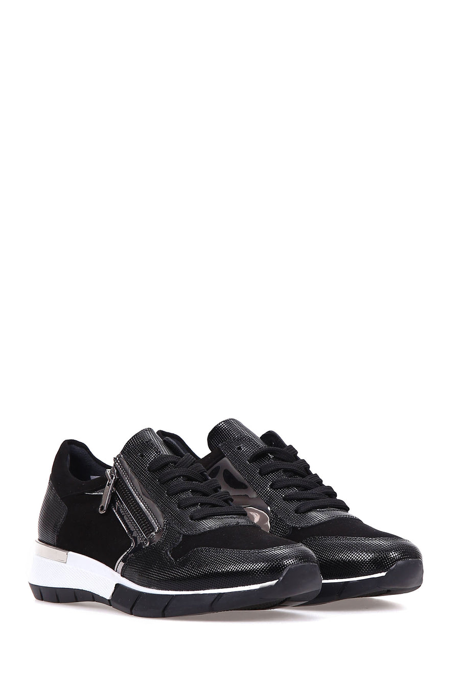 Kadın Fermuar Detaylı Sneaker