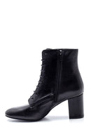 Women's Leather Heeled Boots | Derimod