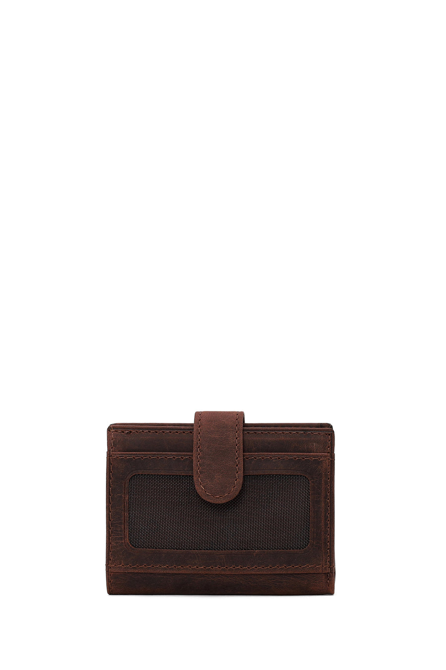 Male Brown Leather Card Holder
