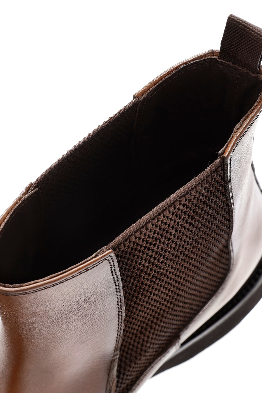 Men's Brown Leather Casual Chelsea Boots