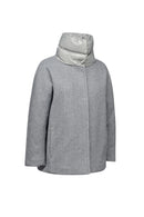 Geox Women's Gray Diamanta Coat | Derimod
