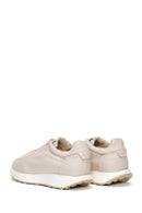 Erkek Bej Deri Sneaker | Derimod