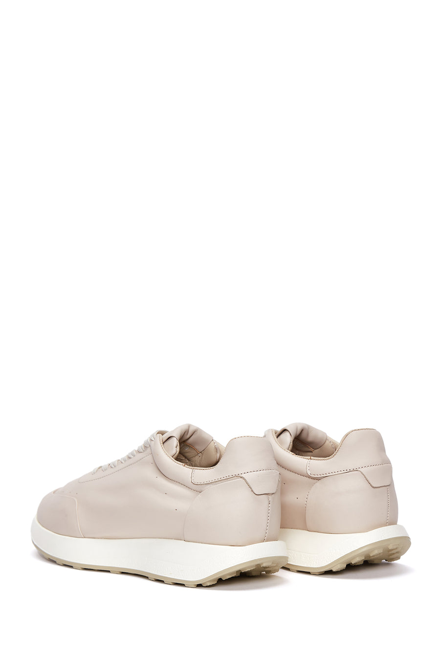 Men's Beige Leather Sneaker