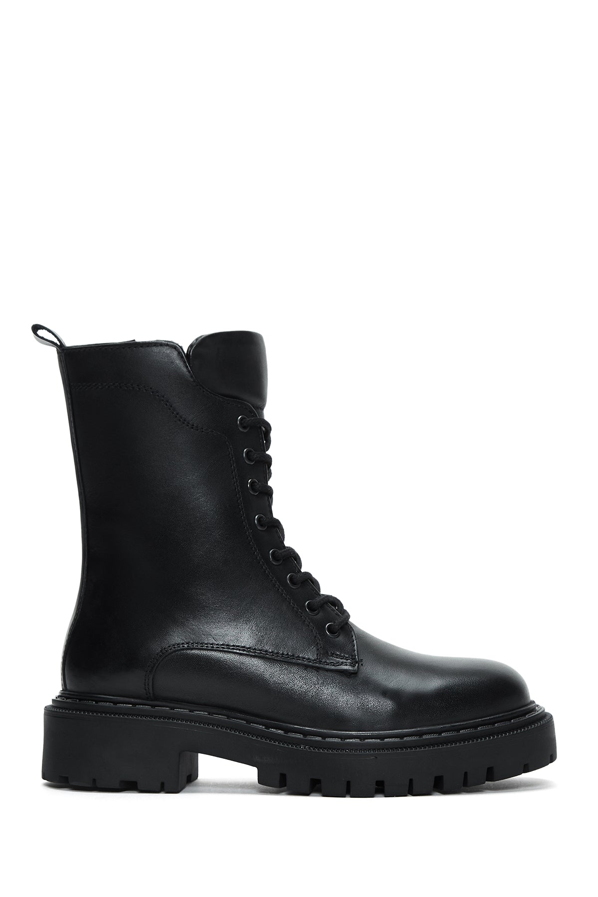 Women's Black Leather Boots 23WFD510018 | Derimod