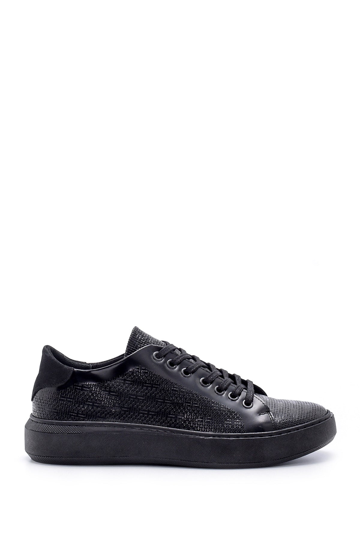 Men's Leather Printed Sneaker 20WFD344022 | Derimod