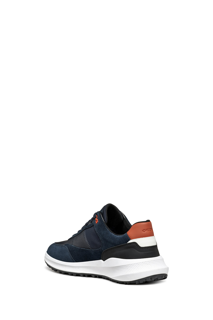 Geox Men's Navy Blue Pg1X Abx Laced Waterproof Leather Sneaker