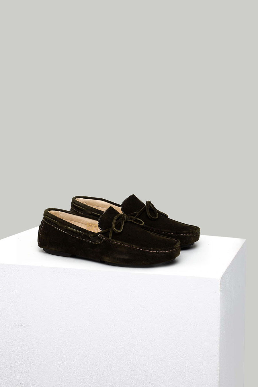 Men's Green Suede Leather Shoes