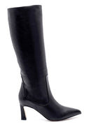 Women's Leather Heeled Boots | Derimod