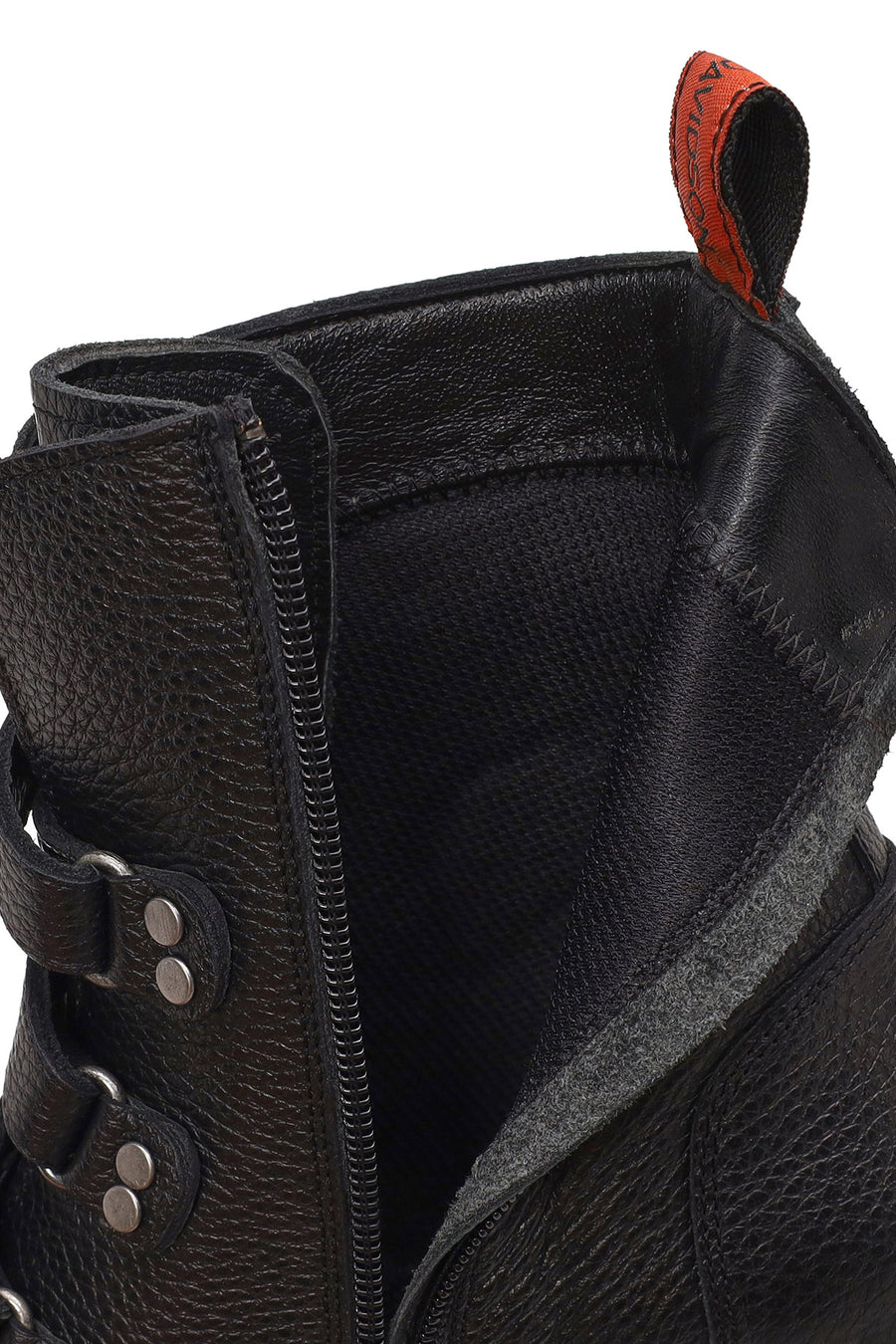 Harley Davidson Woman Black Camiel Zip Closure Leather Boots