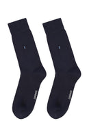 Men's Navy Blue Long Socks | Derimod