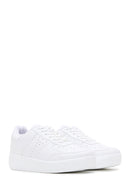 Women's White Thick Soled Sneaker | Derimod