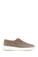 Men's Mink Lace-up Suede Leather Casual Shoes | Derimod