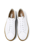 Camper Men's White Peu Terreno Leather Sneaker | Derimod