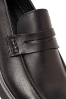 Men's Black Leather Casual Loafer | Derimod