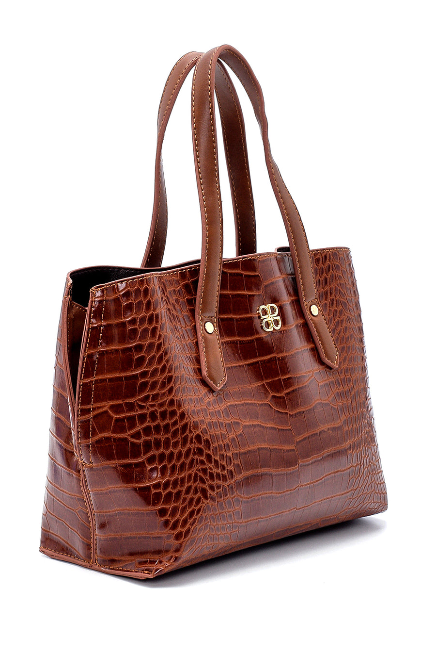 Women's Crocodile Patterned Shoulder Bag