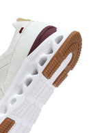 Derimod Zero Women's Cream Laced Fabric Sneakers | Derimod