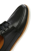 Men's Black Leather Casual Shoes | Derimod