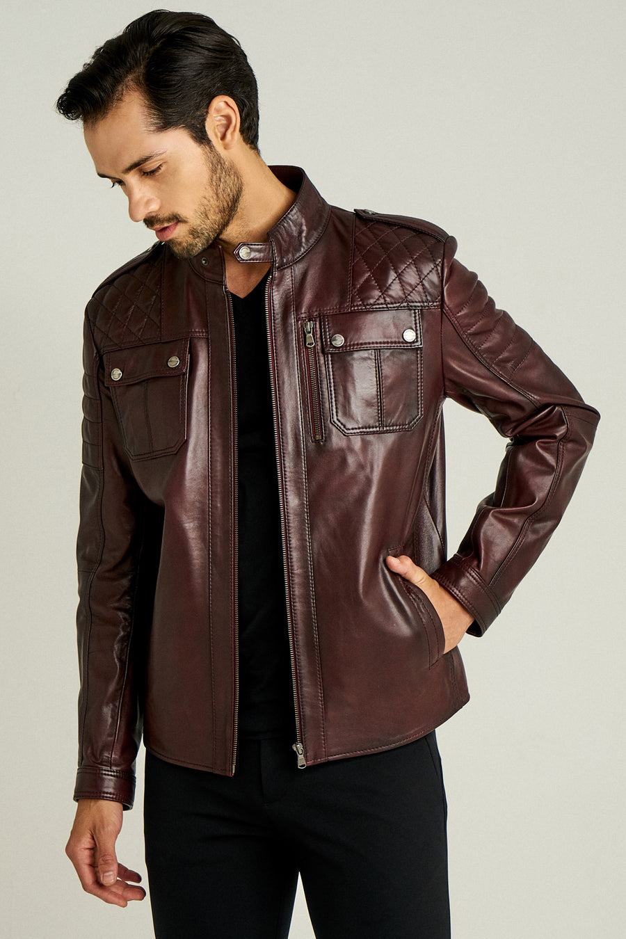 Turner Men's Leather Jacket