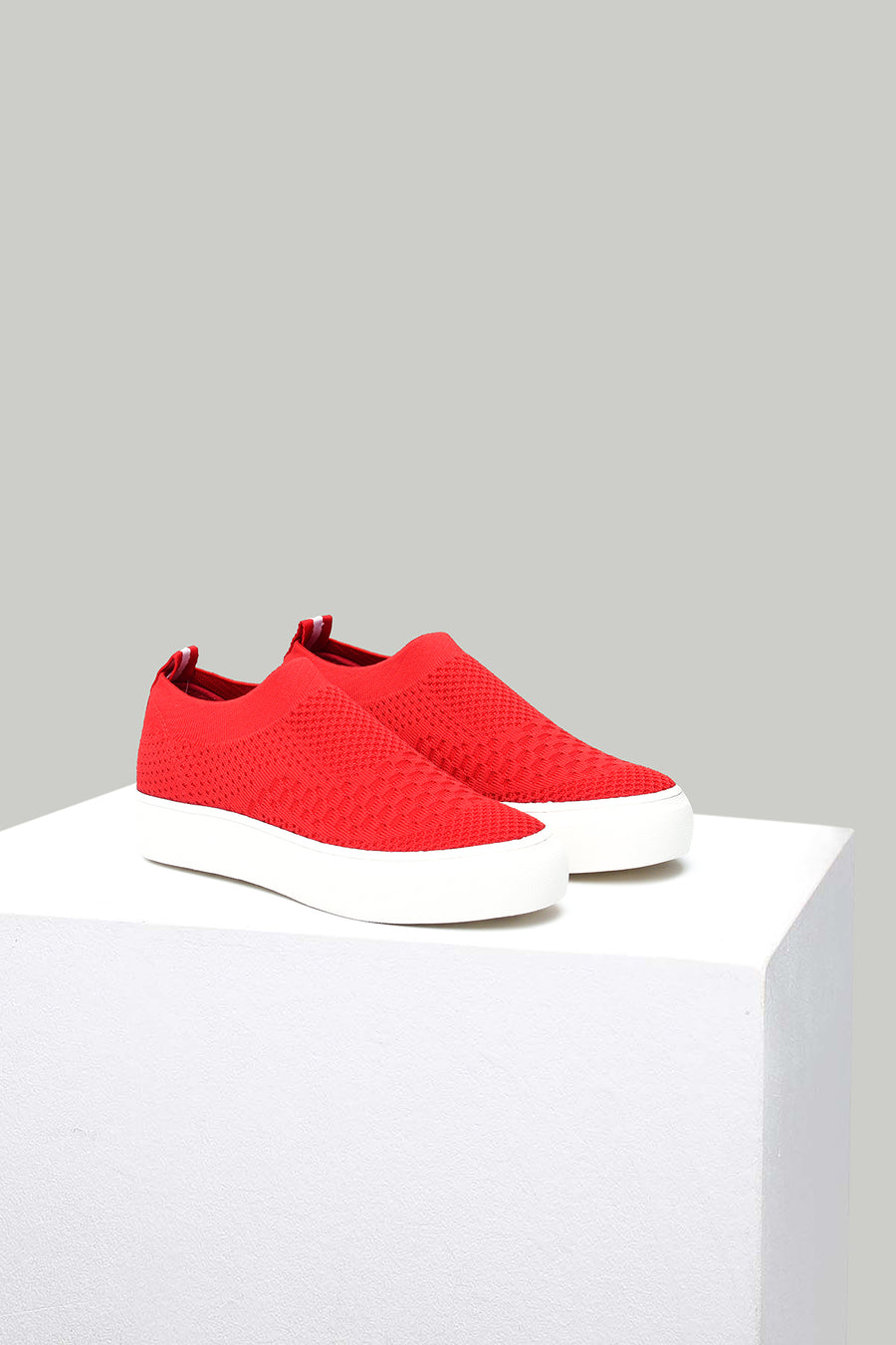 Red Fabric Women's Shoes