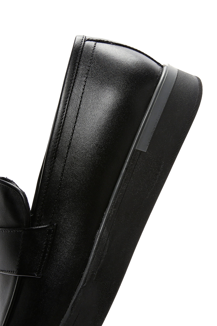 Men's Black Leather Casual Loafer