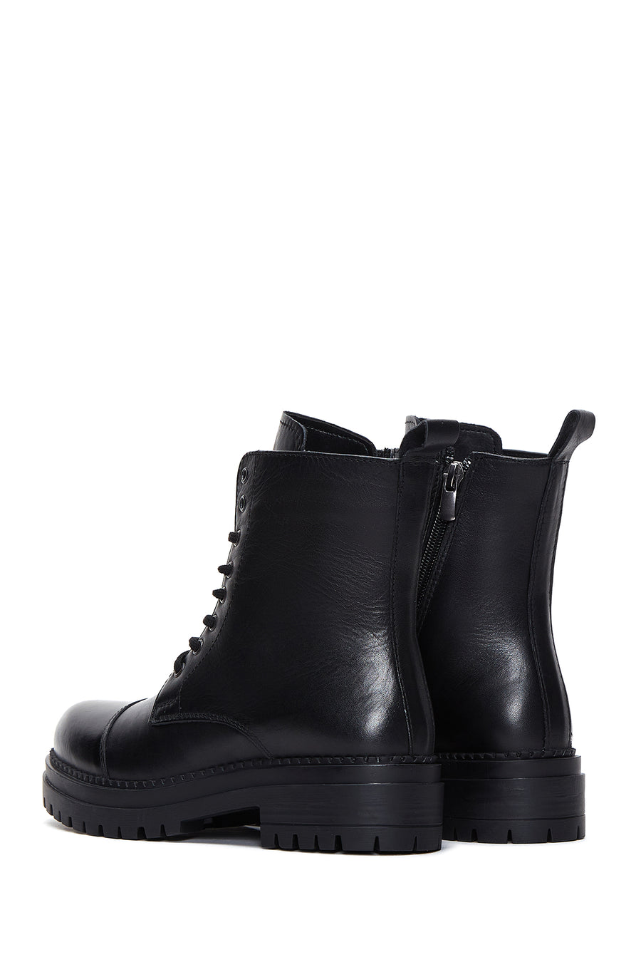 Women's Black Leather Boots