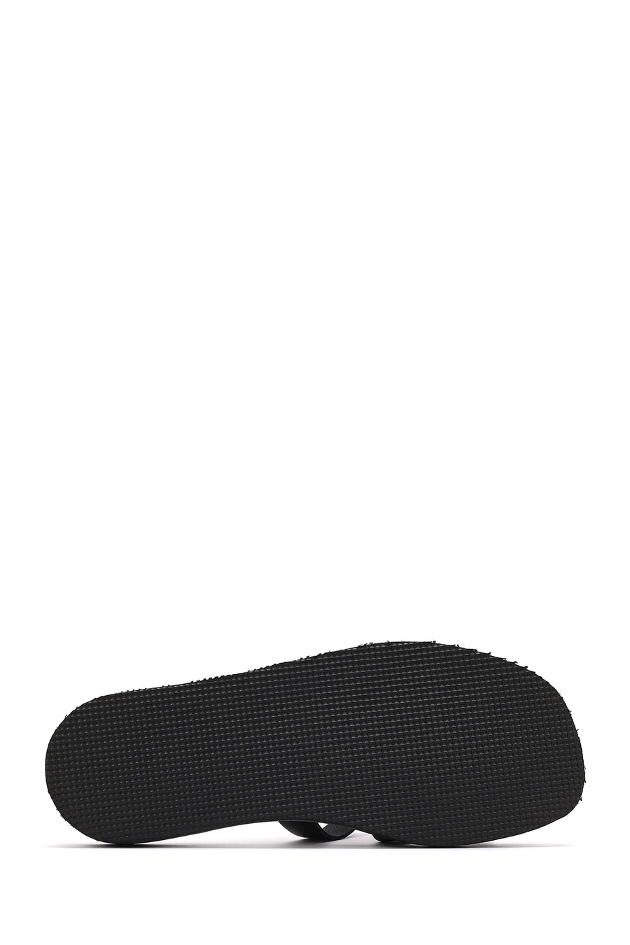 Women's Black Leather Slippers