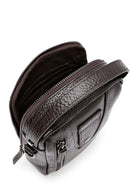 Men's Brown Leather Messenger Bag | Derimod