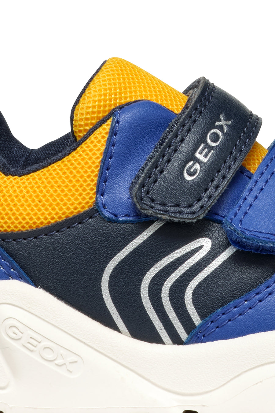 Geox Erkek Bebek Lacivert Ciufciuf Bantlı Deri Sneaker
