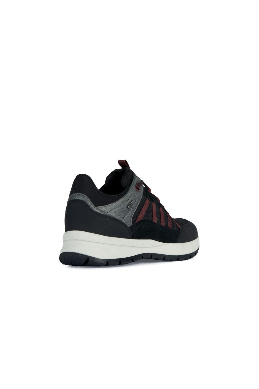 Geox Kadın Siyah D Braies B Abx B Bağcıklı Kalın Tabanlı Spor Sneaker