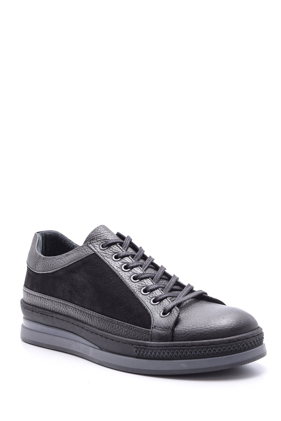 Men's Suede Detailed Leather Sports Shoes