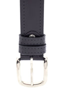 Men's Black Leather Belt | Derimod