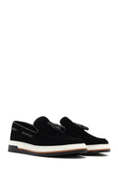 Erkek Siyah Süet Deri Casual Loafer | Derimod