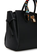 Women's Black Long Strap Handbag with Accessory Detail | Derimod