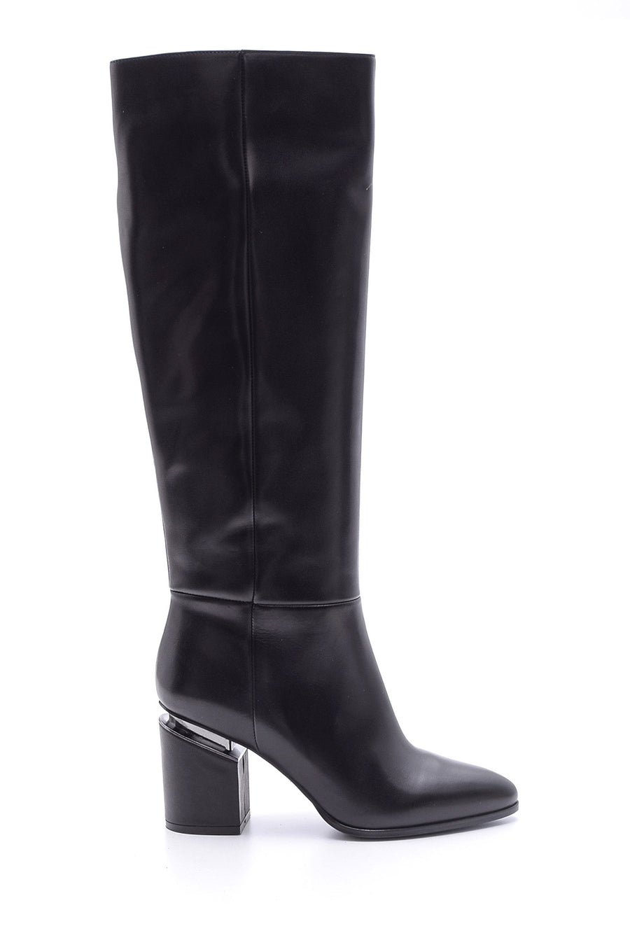 Women's Heeled Leather Boots 19WFD163018 | Derimod