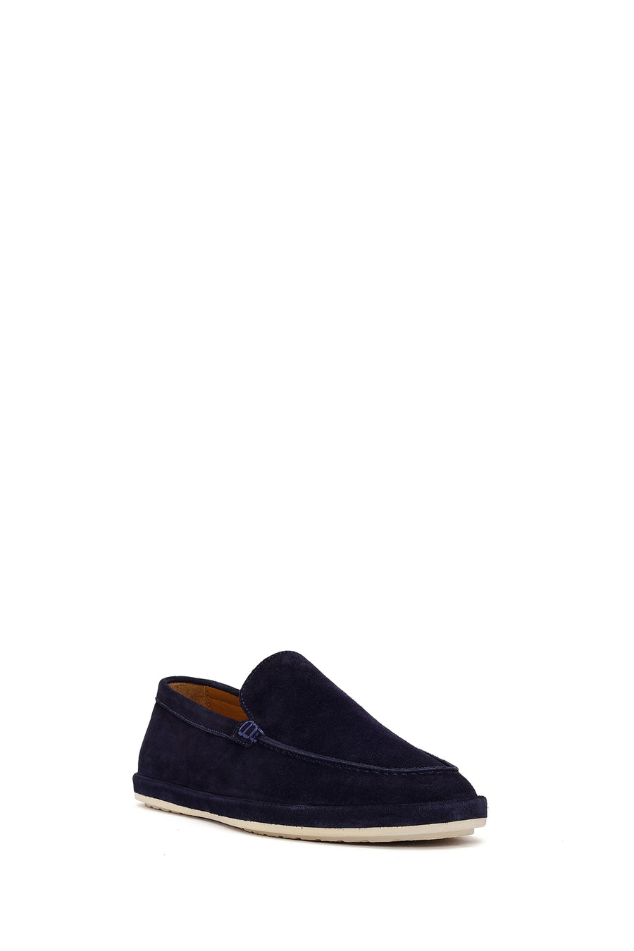 Men's Navy Blue Suede Leather Loafer