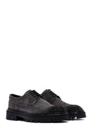 Men's Gray Suede Leather Casual Shoes | Derimod